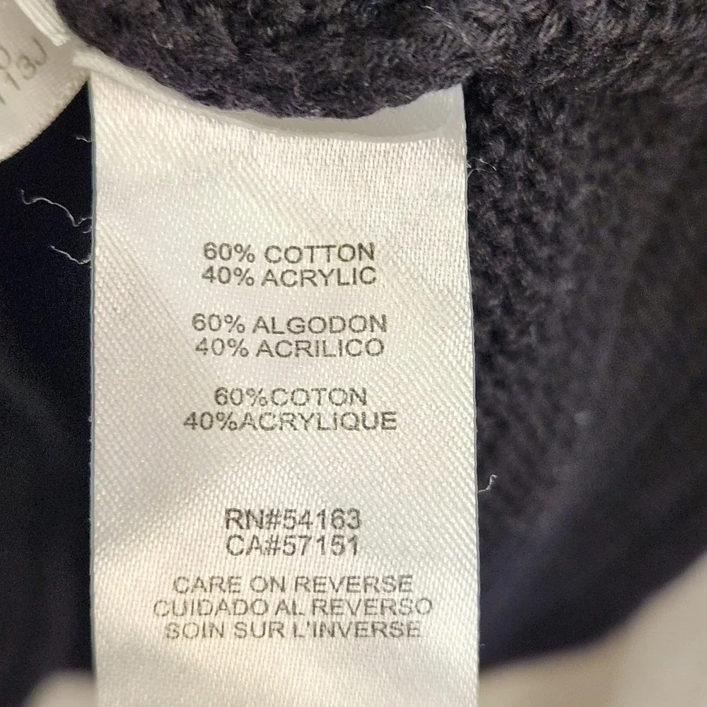 Calvin Klein‎ Cowl Neck Sweater Women's S Black Long Sleeve Heavy Knit Classic